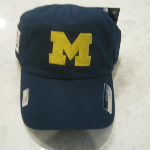 NWT Navy with a Yellow Block M Adjustable Ball Cap from the 2023 Fiesta Bowl - Picture 1 of 6